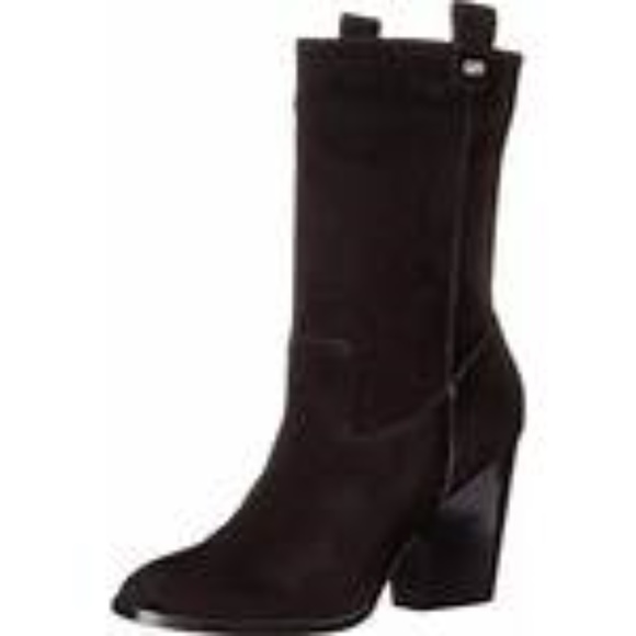 Cole Haan Black Suede Boots - Picture 5 of 8